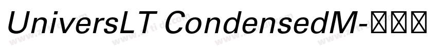UniversLT CondensedM字体转换